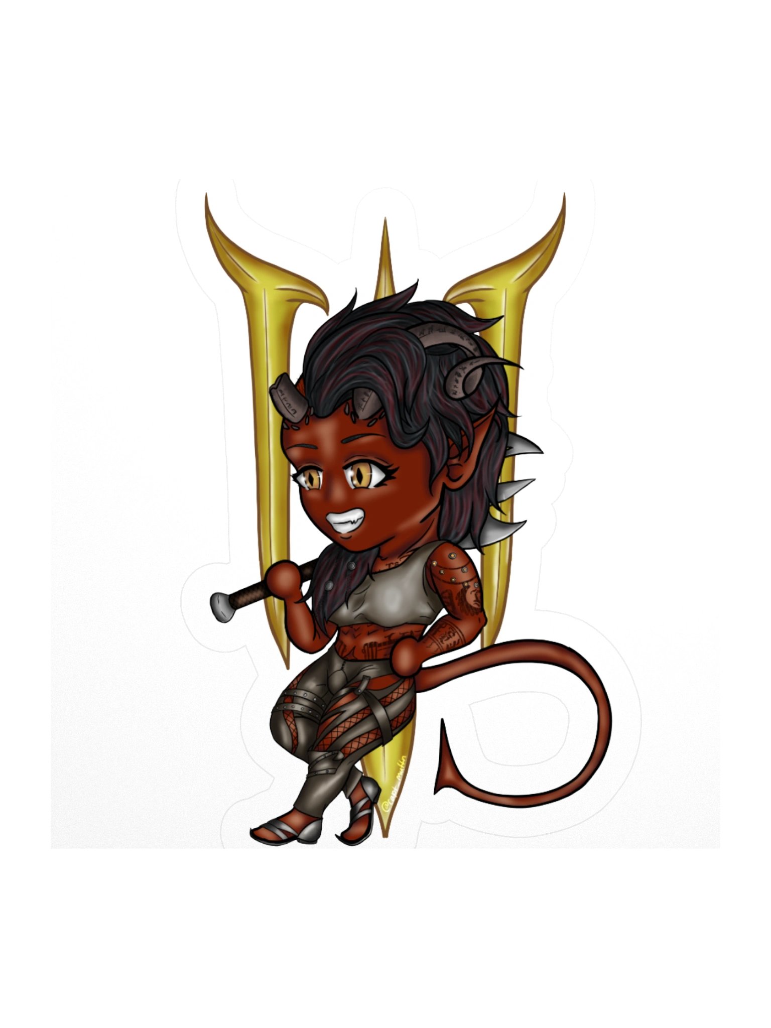 Chib Fiery Fiend Sticker product image (1)