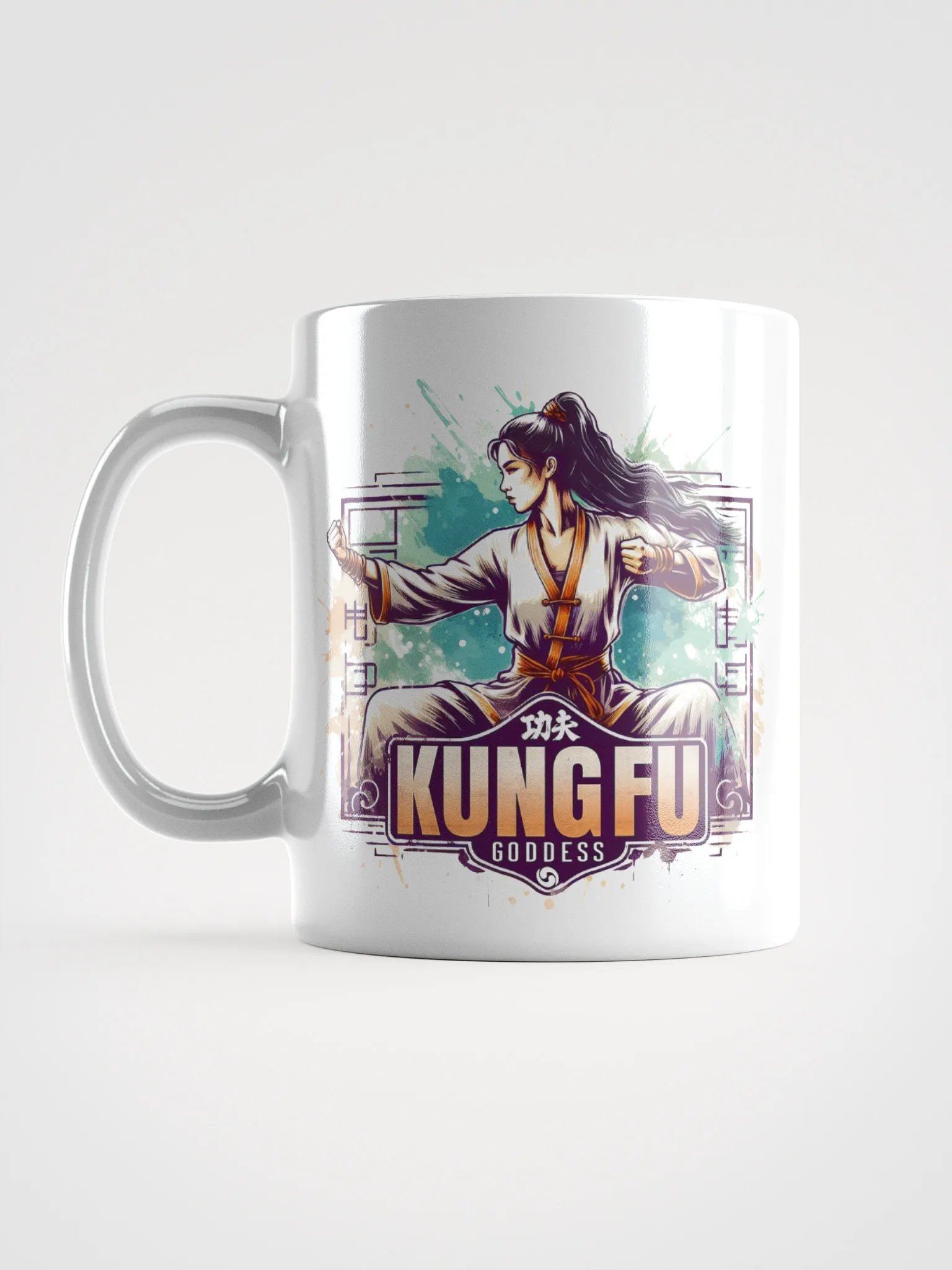 Kung Fu Girl Ceramic Mug product image (6)