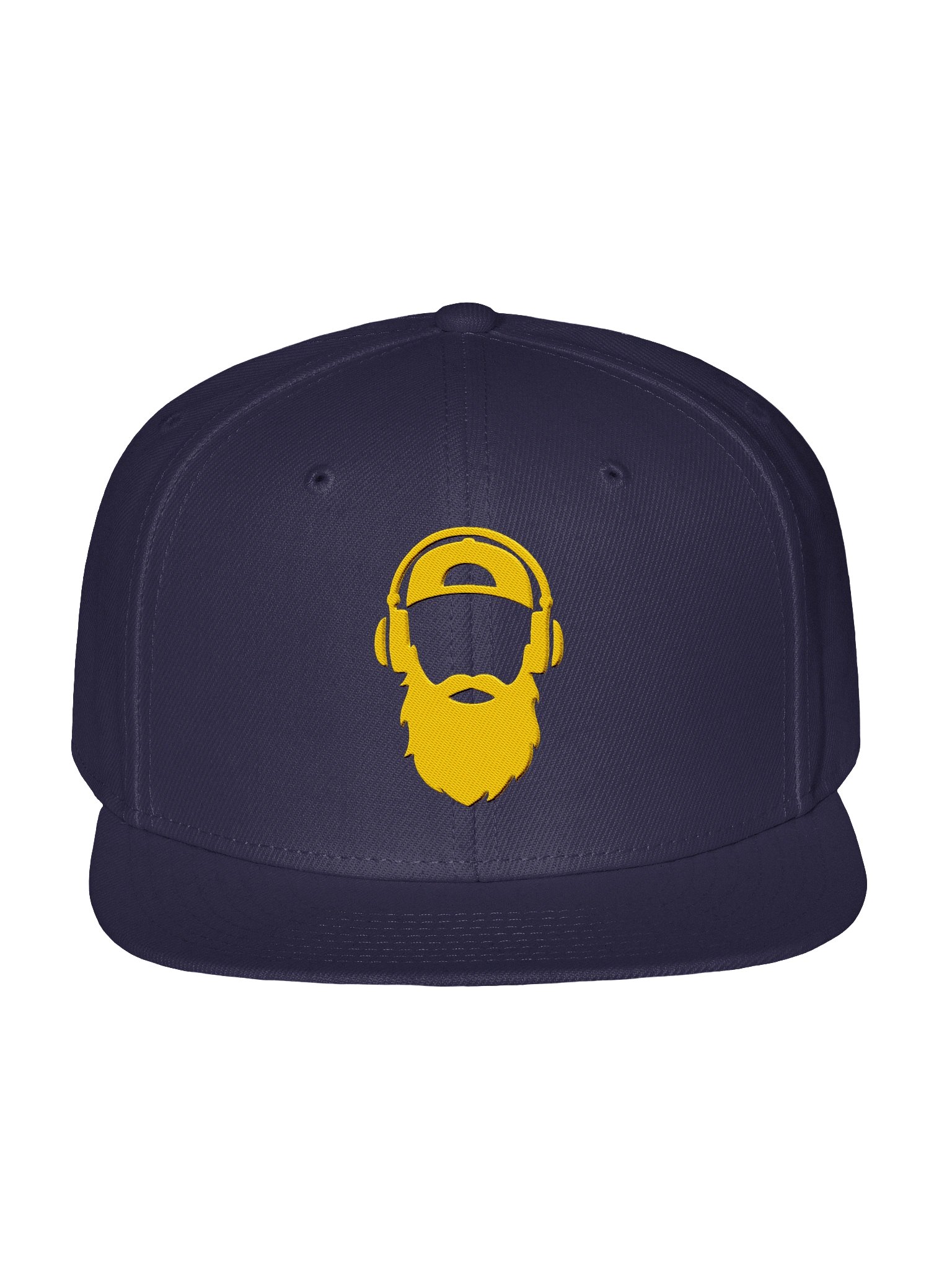 Flat Bill Rolen Beats Icon Split Script Hat – Yellow Split Vert Logo product image (7)