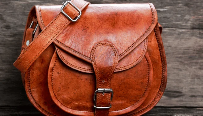 Brown Leather Crossbody Laptop Bag product image (1)
