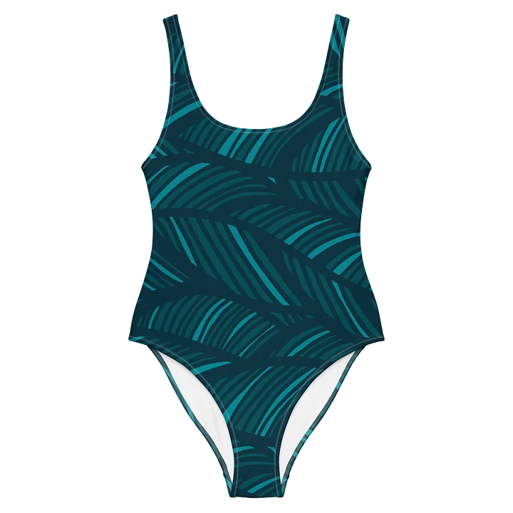 His House Womens One Piece Swimsuit - Shadow Leaf product image (2)