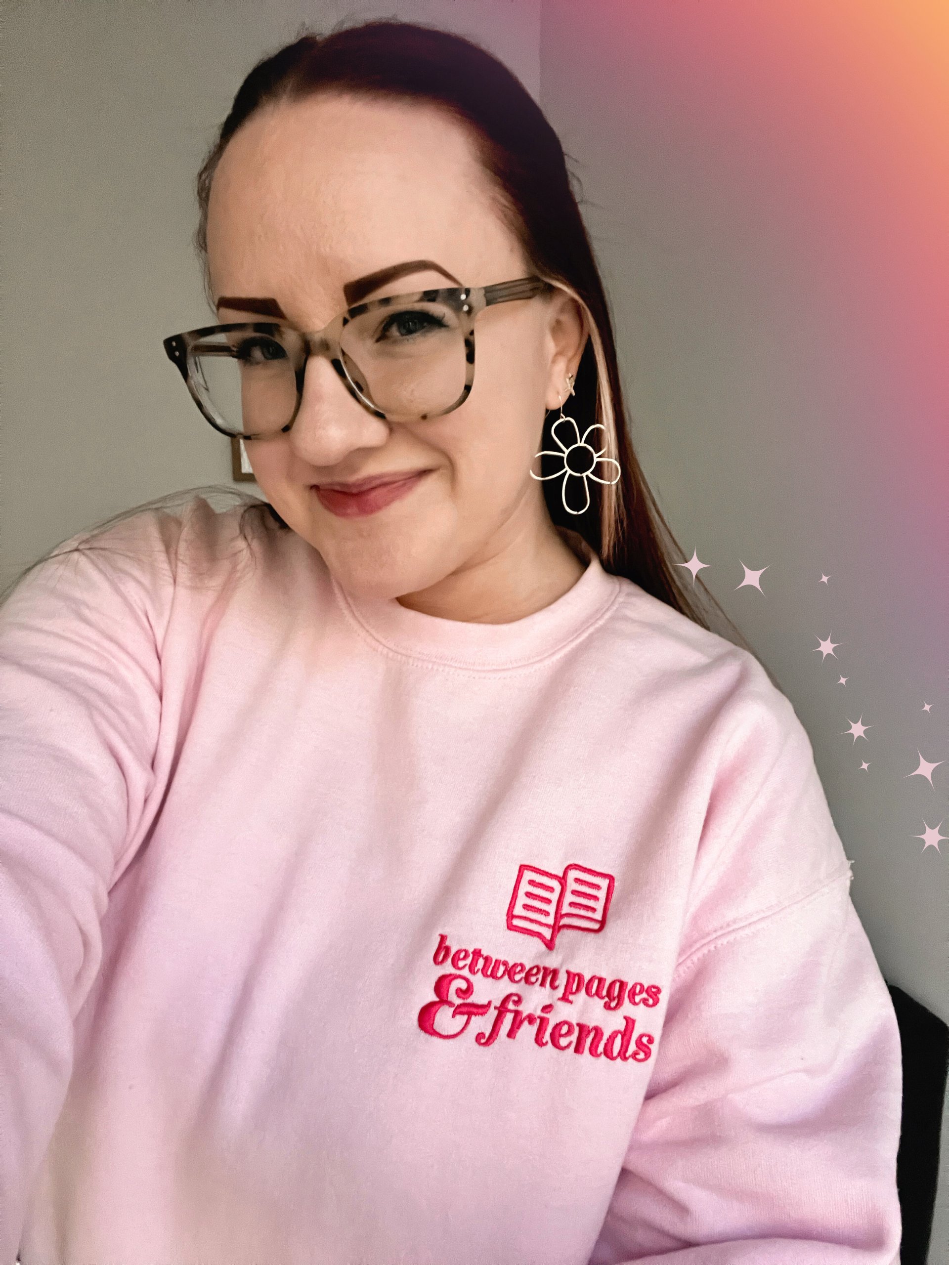 Pink Embroidered Logo Crewneck product image (4)