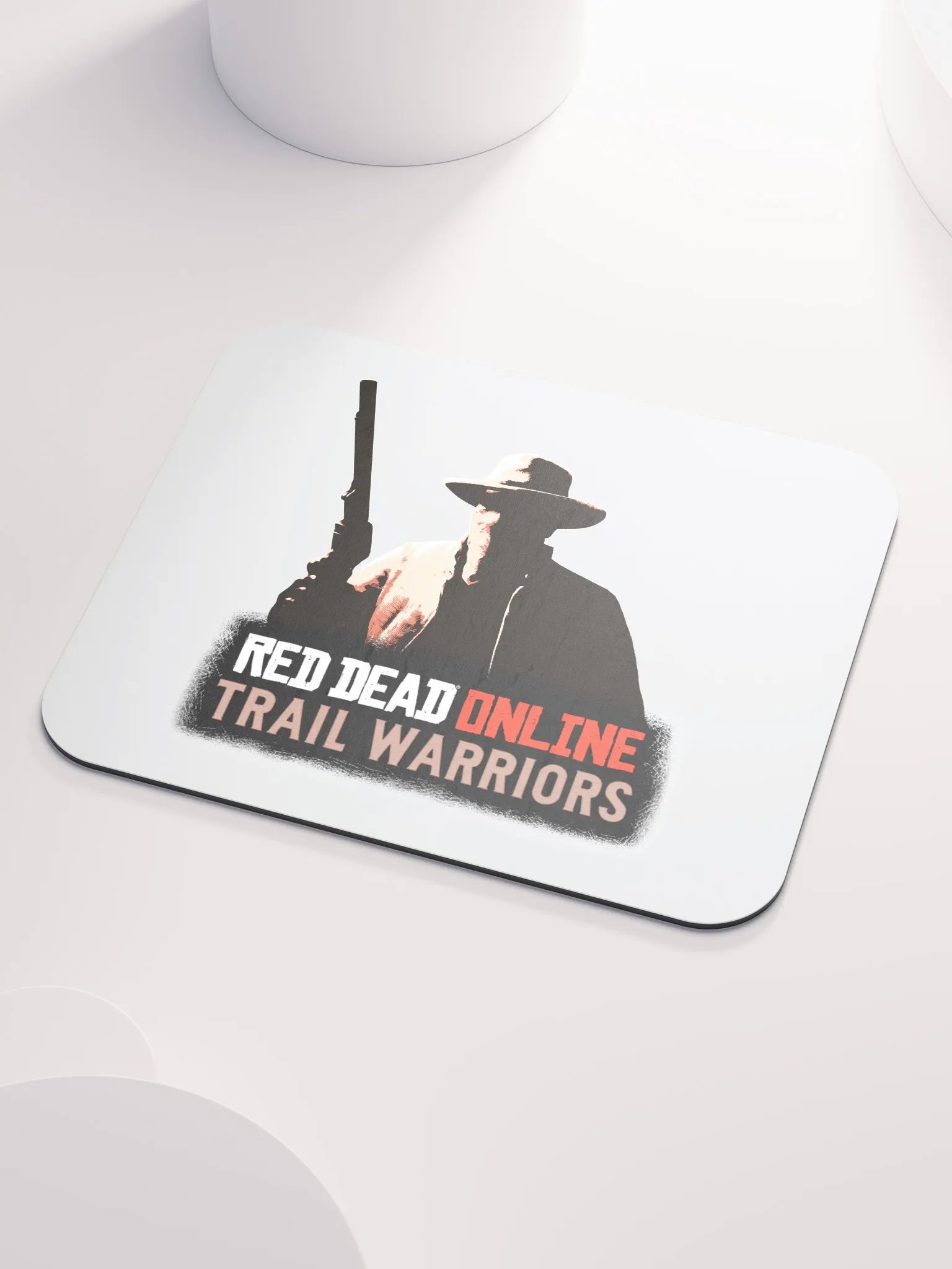 Trail Warriors Red Dead Game Cover Art Gunslinger Mouse Pad | Trail ...