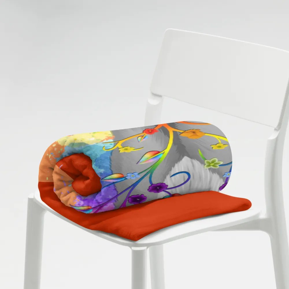 Lesbian Pride Fox Blanket (2023) product image (7)