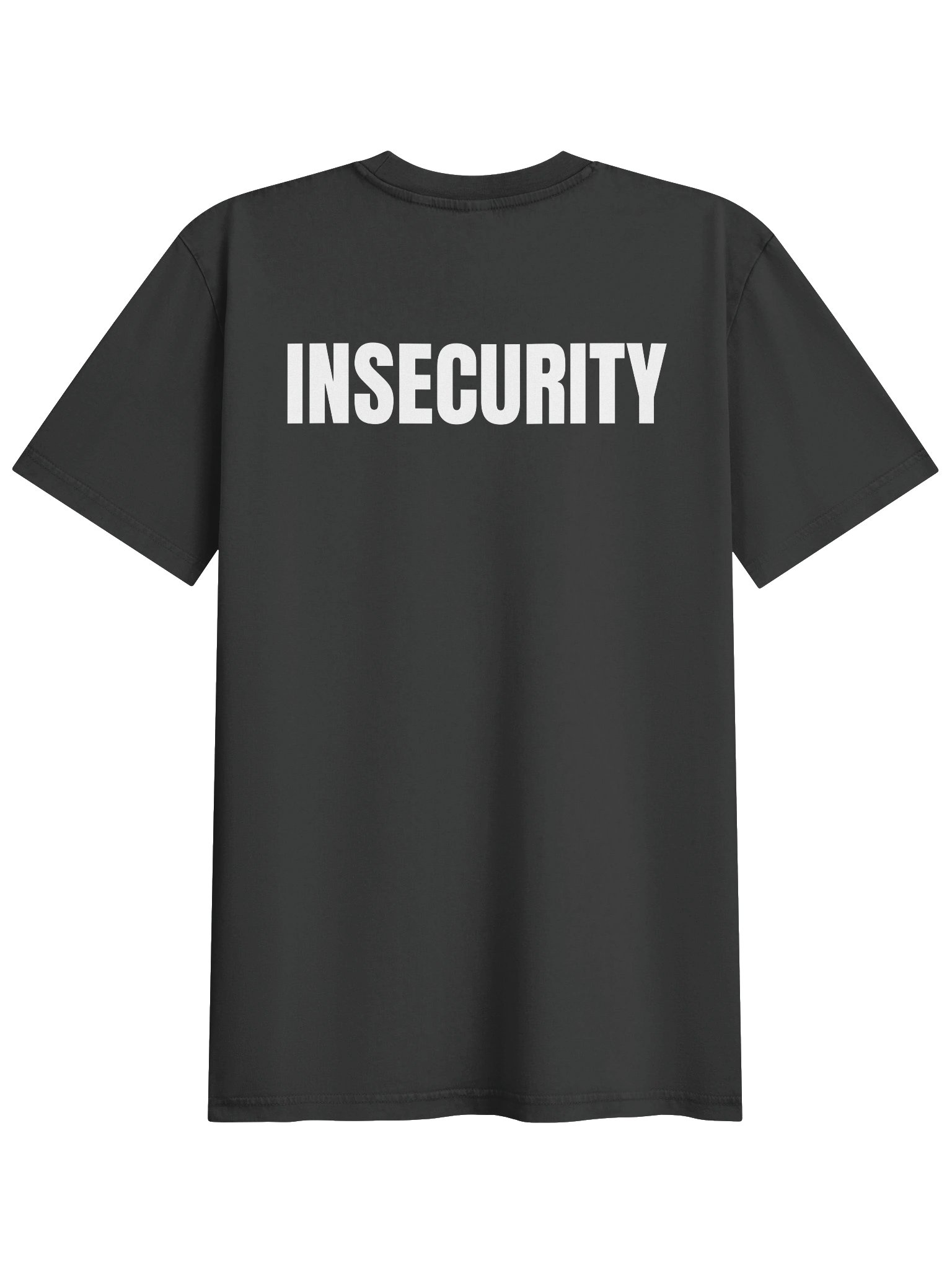 INSECURITY Black Statement Tee product image (4)
