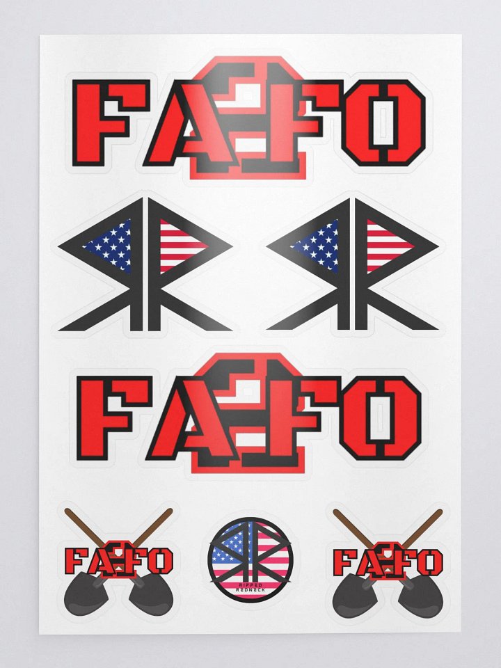 Sticker Sheet FA2FO and Logo product image (1)