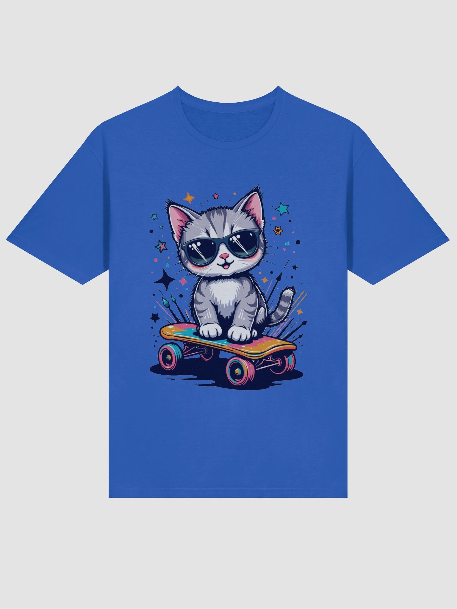 Cool Cat Skateboarder T-Shirt product image (23)