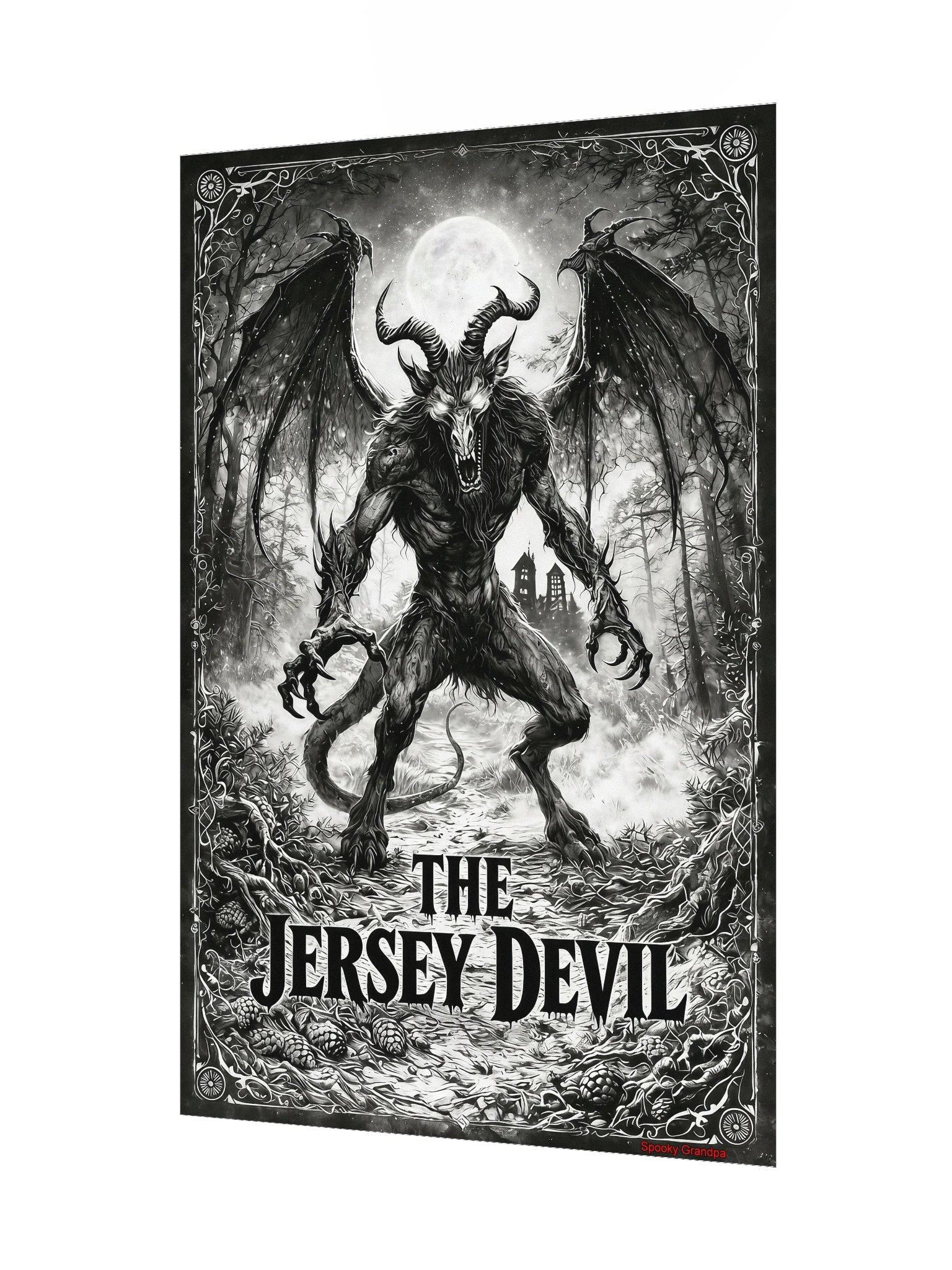 The Jersey Devil – Noir Edition Premium Poster product image (3)