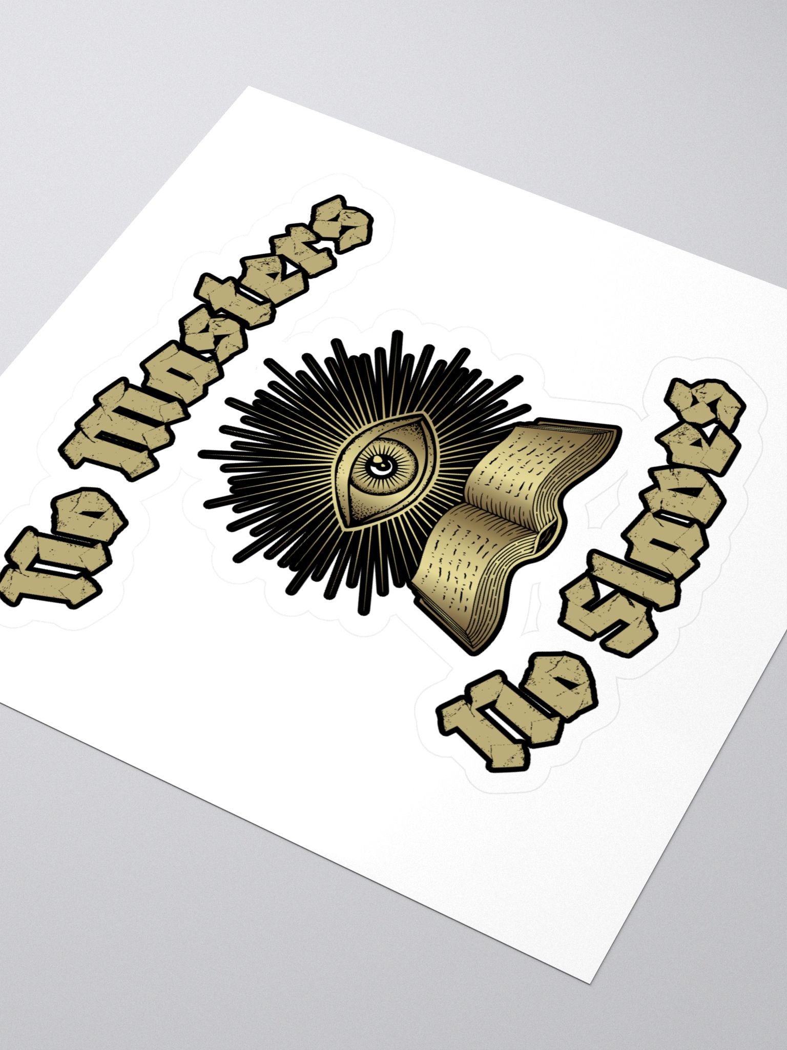 No Masters & No Slaves Sticker product image (3)