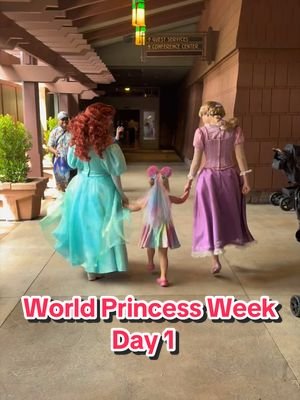 Day 1 of World Princess Week starts now! @Disney Parks #disneyfamily #worldprincessweek #fatherdaughter #disneyland #athomewithbryan 