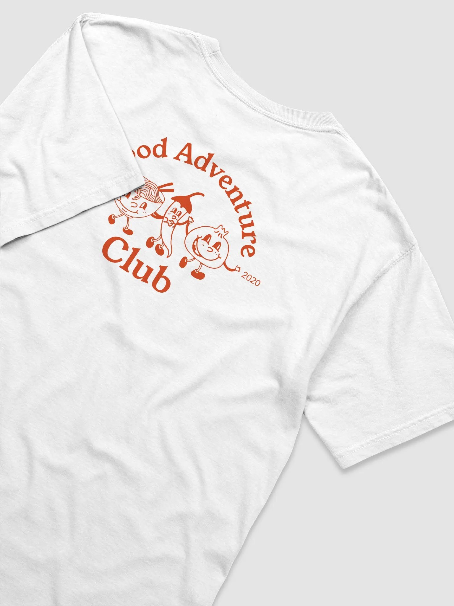 Food Adventure Club T-Shirt WHITE product image (6)