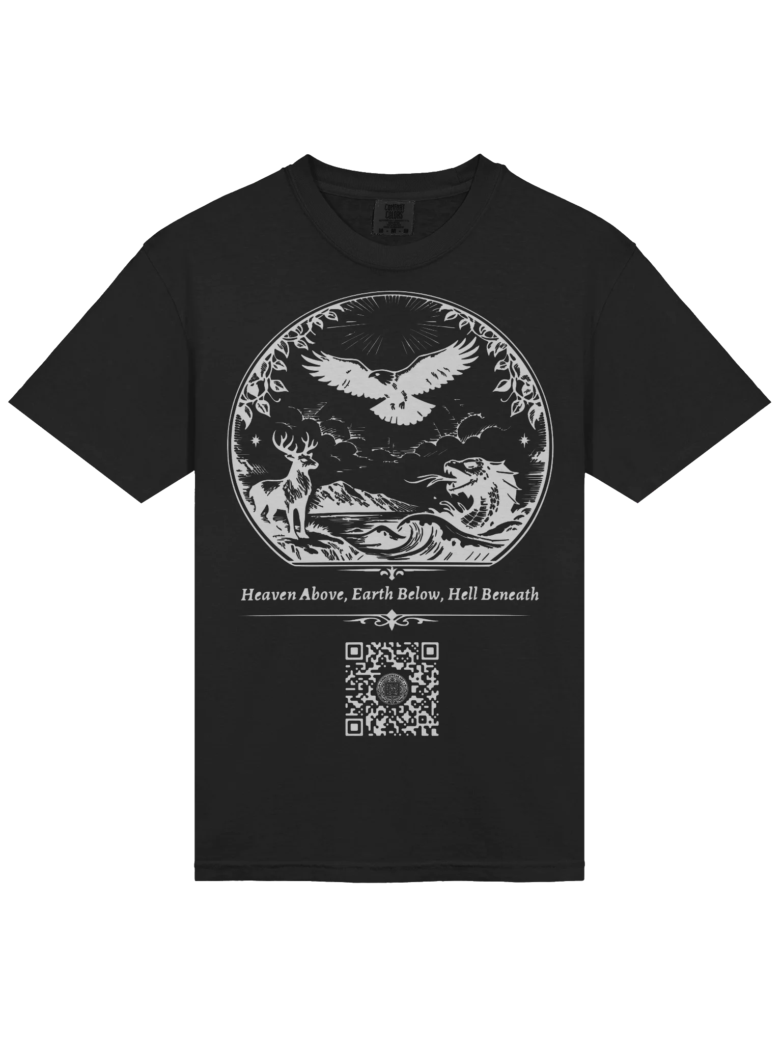 Three-Story Universe (White on Black/Color) product image (3)