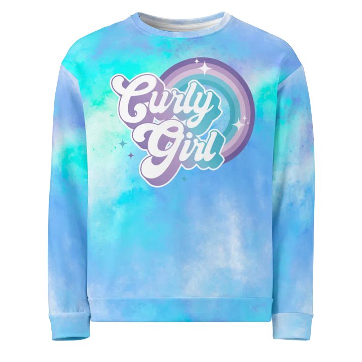 Curly Girl Tie-Dye Crewneck product image (1)