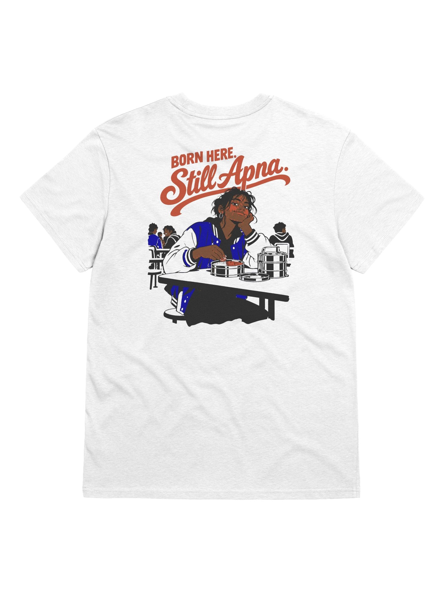 Born Here · Still Apna (Organic Tee, Front and Back) product image (10)