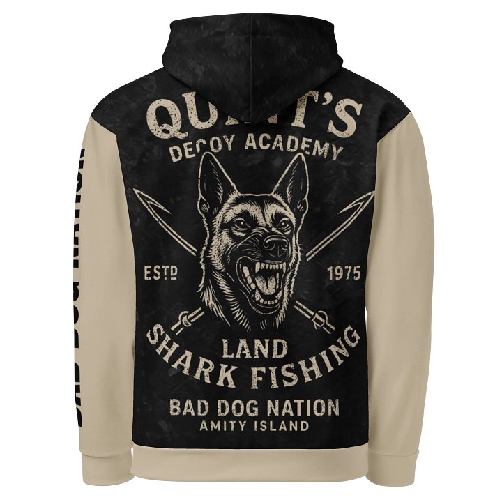 Quint's Land Shark Fishing - Premium Adult Unisex All Over Print Hoodie product image (1)
