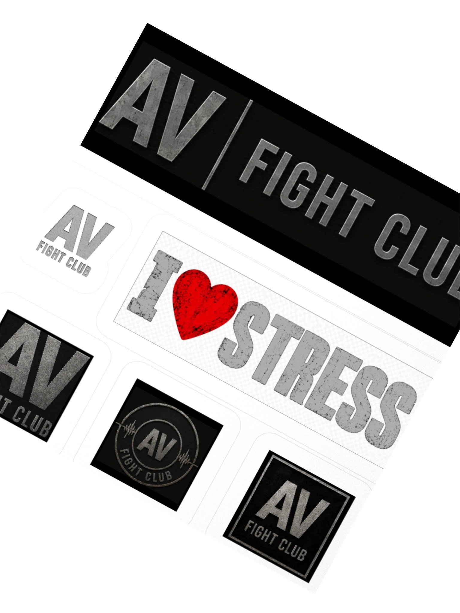 AV FIGHT CLUB LOGO STICKER (Assortment) product image (2)