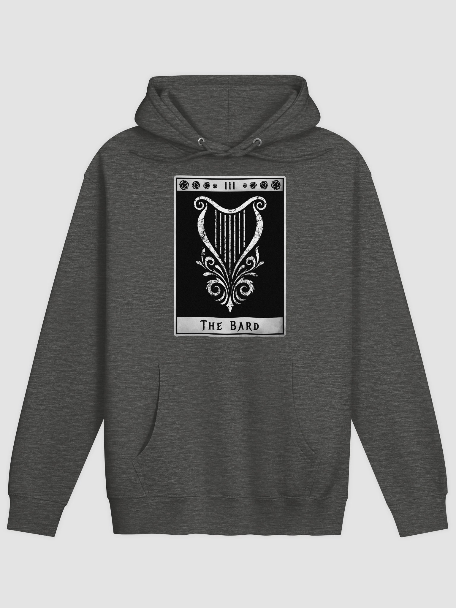 The Bard Hoodie – Grunge Tarot-Inspired Design product image (3)
