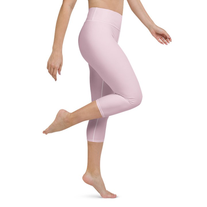 Clinical Capri Leggings (Pink Lace) product image (1)