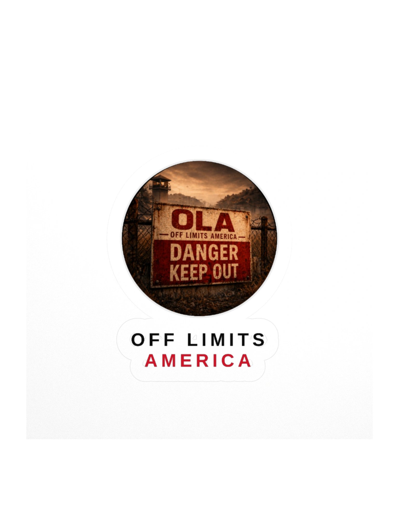 Off Limits America Sticker product image (1)