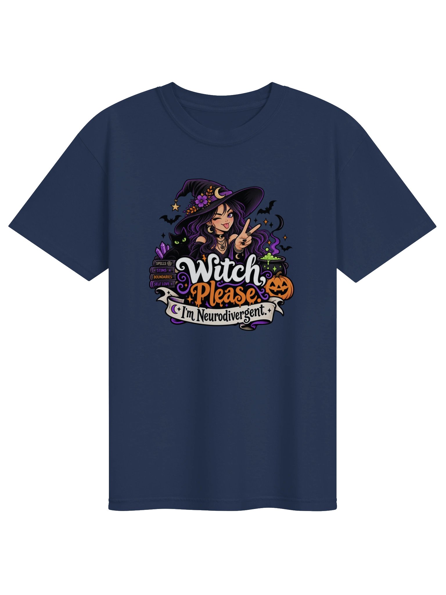 Witch Please, I’m Neurodivergent | Funny Halloween T-Shirt product image (73)