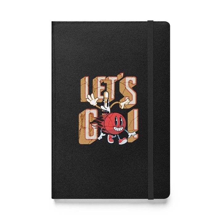 Lets Go Mascot Bowling Character Hardcover Notebook product image (1)