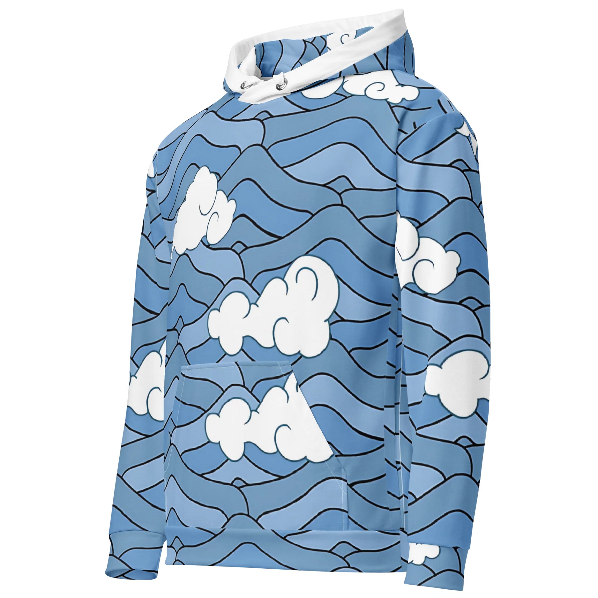 Aqua Clouds Unisex Hoodie product image (2)