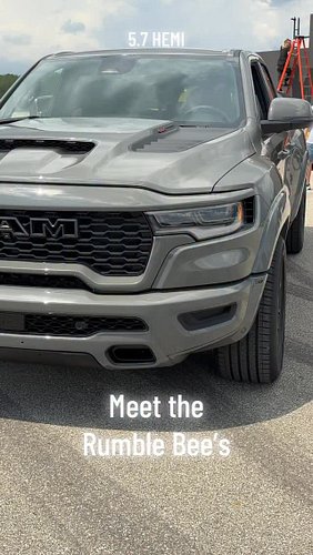 Meet the Rumble Bee lineup from Ram. 5.7 Hemi, 392 Hemi, and SRT 6.2L@Supercharged Hemi V8 versions. 
#mopar #ram #mopar #rum...