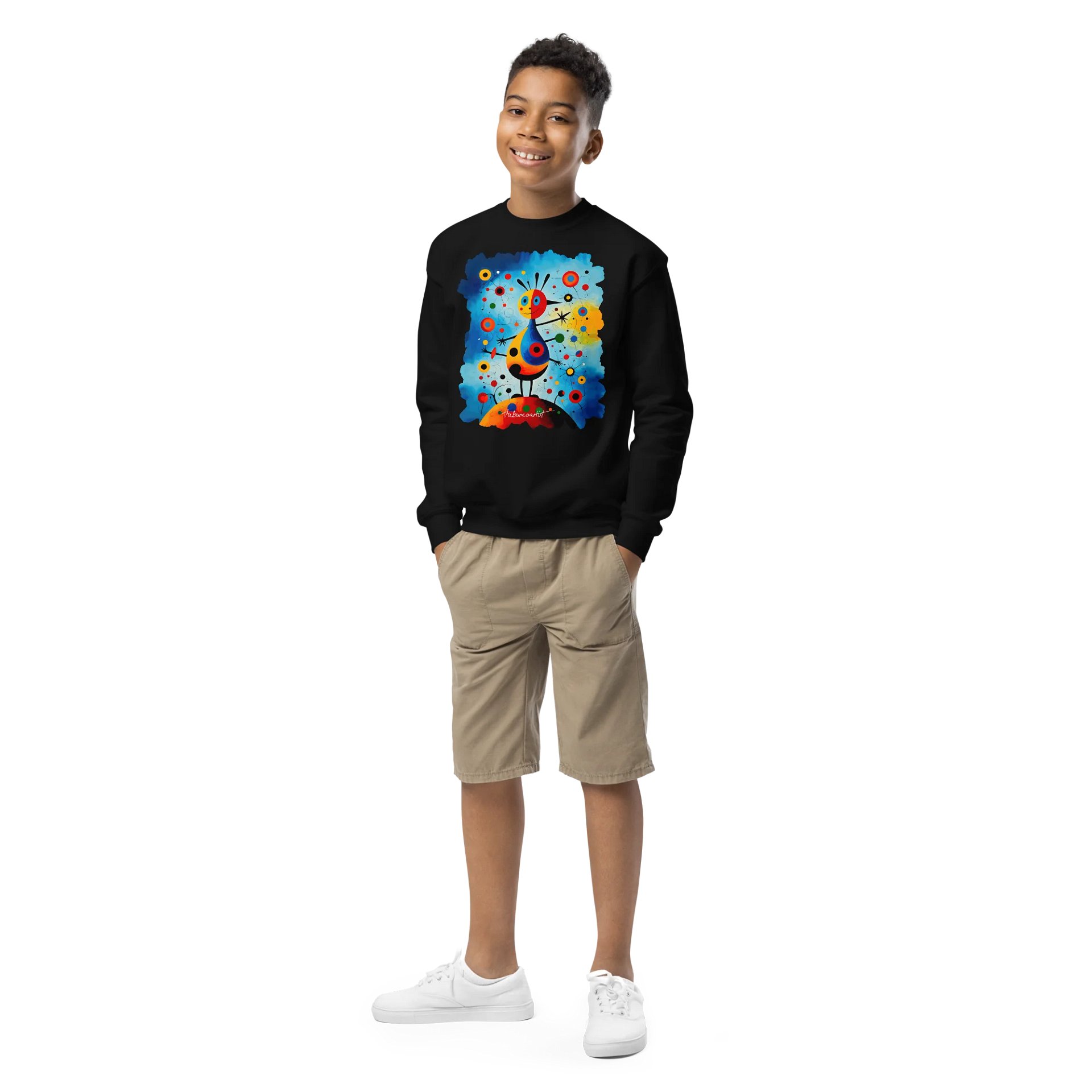 Gildan Youth Crew Neck Sweatshirt product image (1)