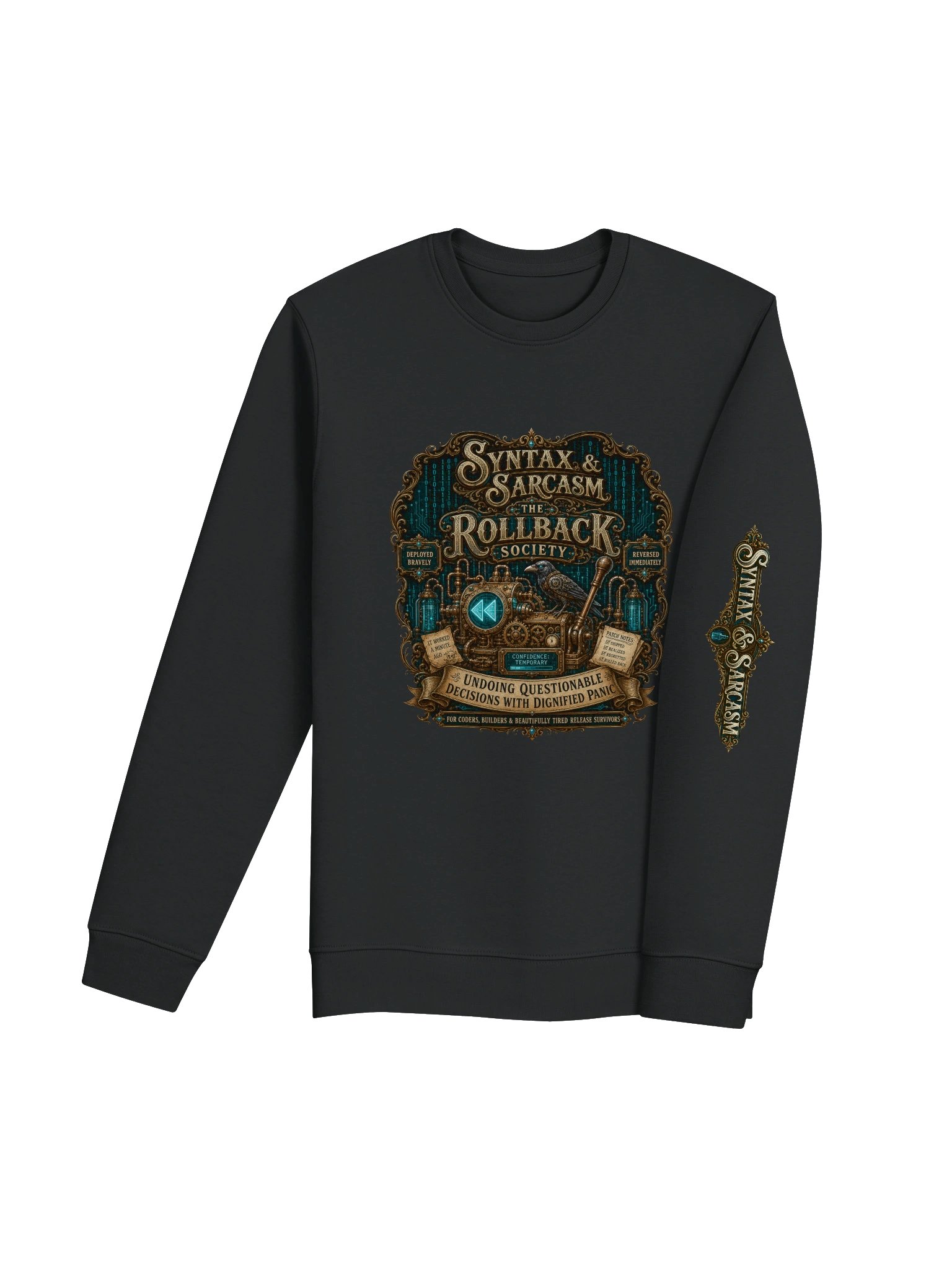 Syntax & Sarcasm Rollback Society Stanley/Stella Unisex Eco Sweatshirt product image (12)