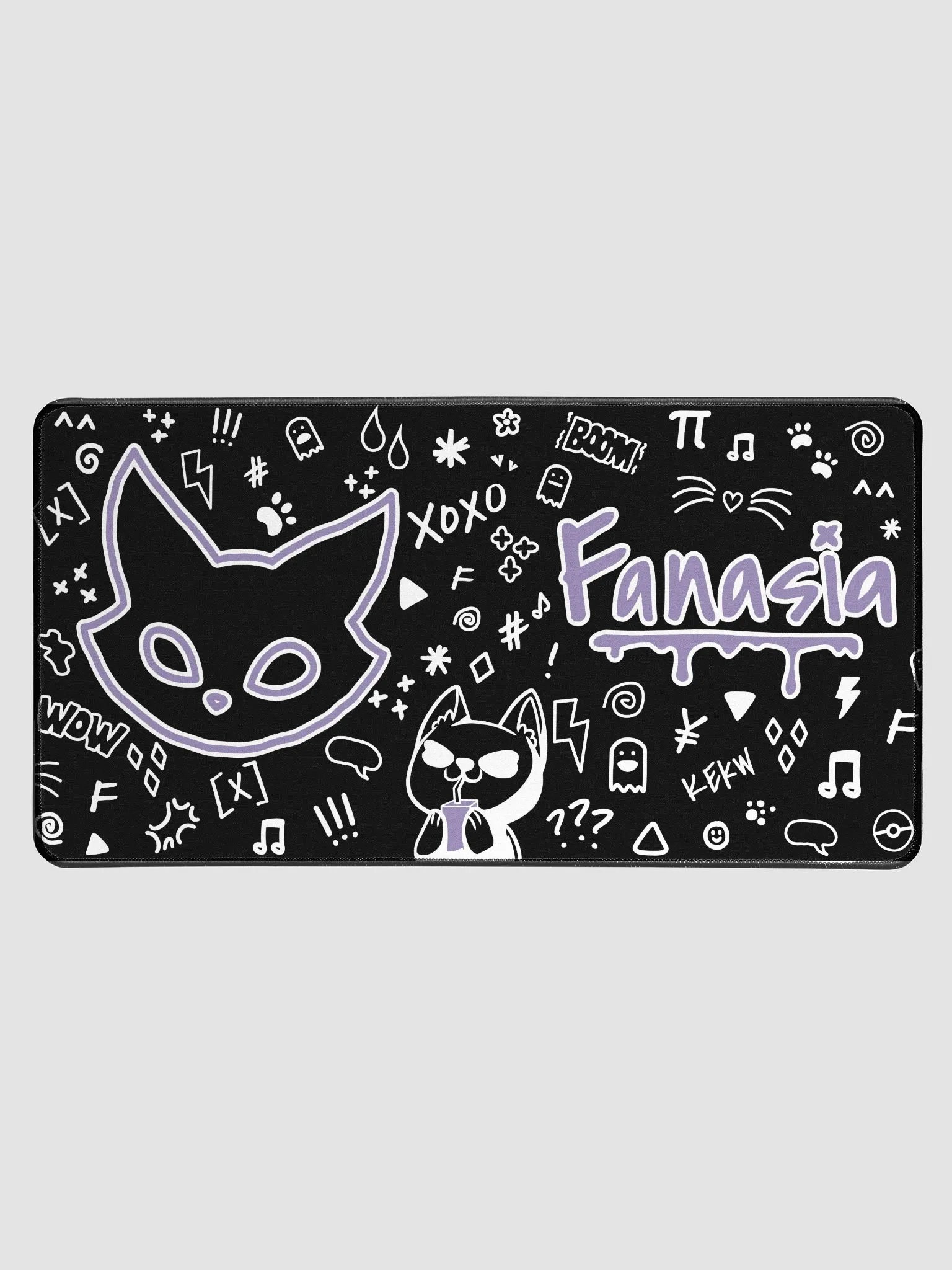 Fana Mauspad Schwarz Lilac product image (1)