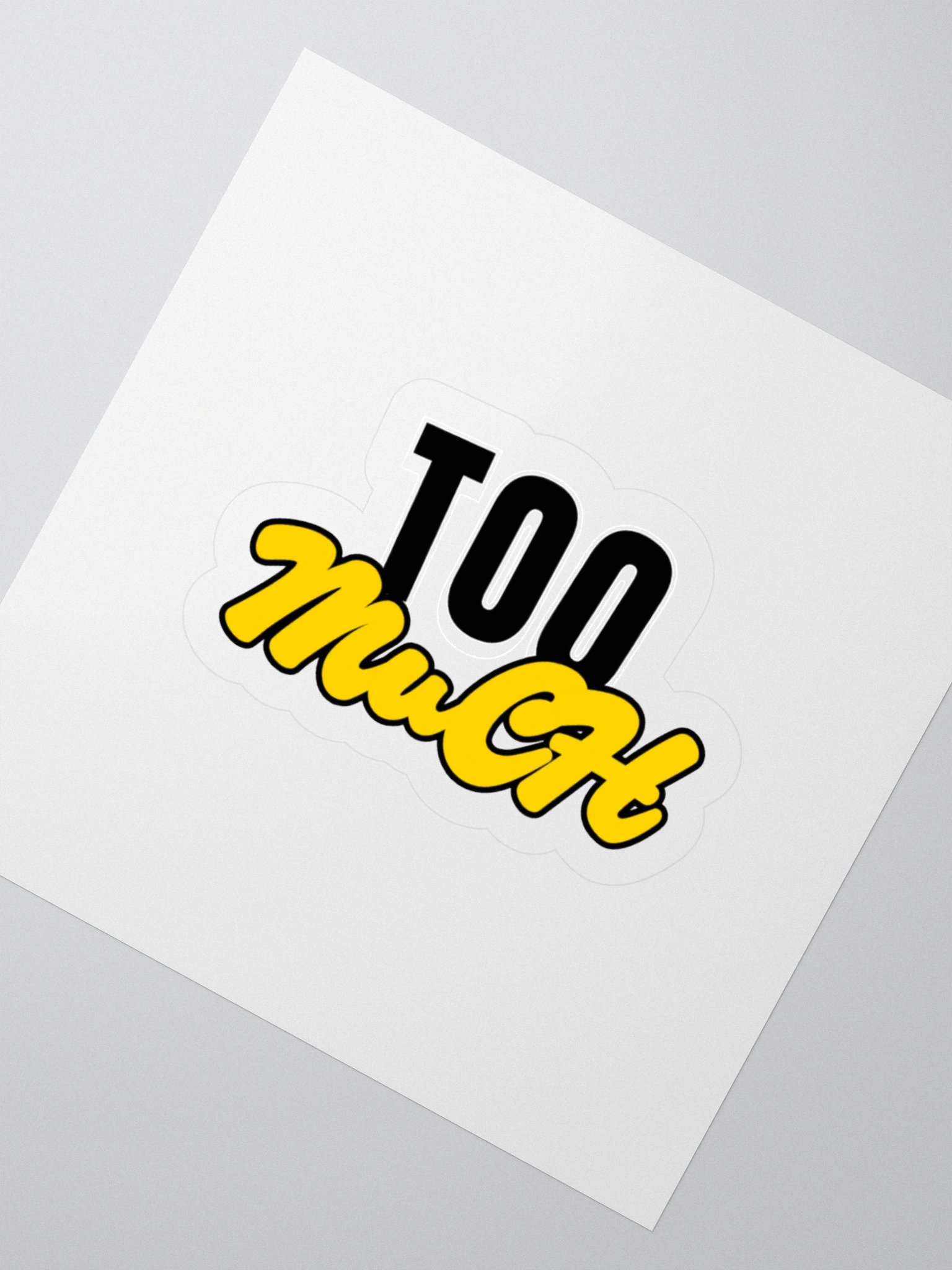 TOO LATE Sticker product image (4)