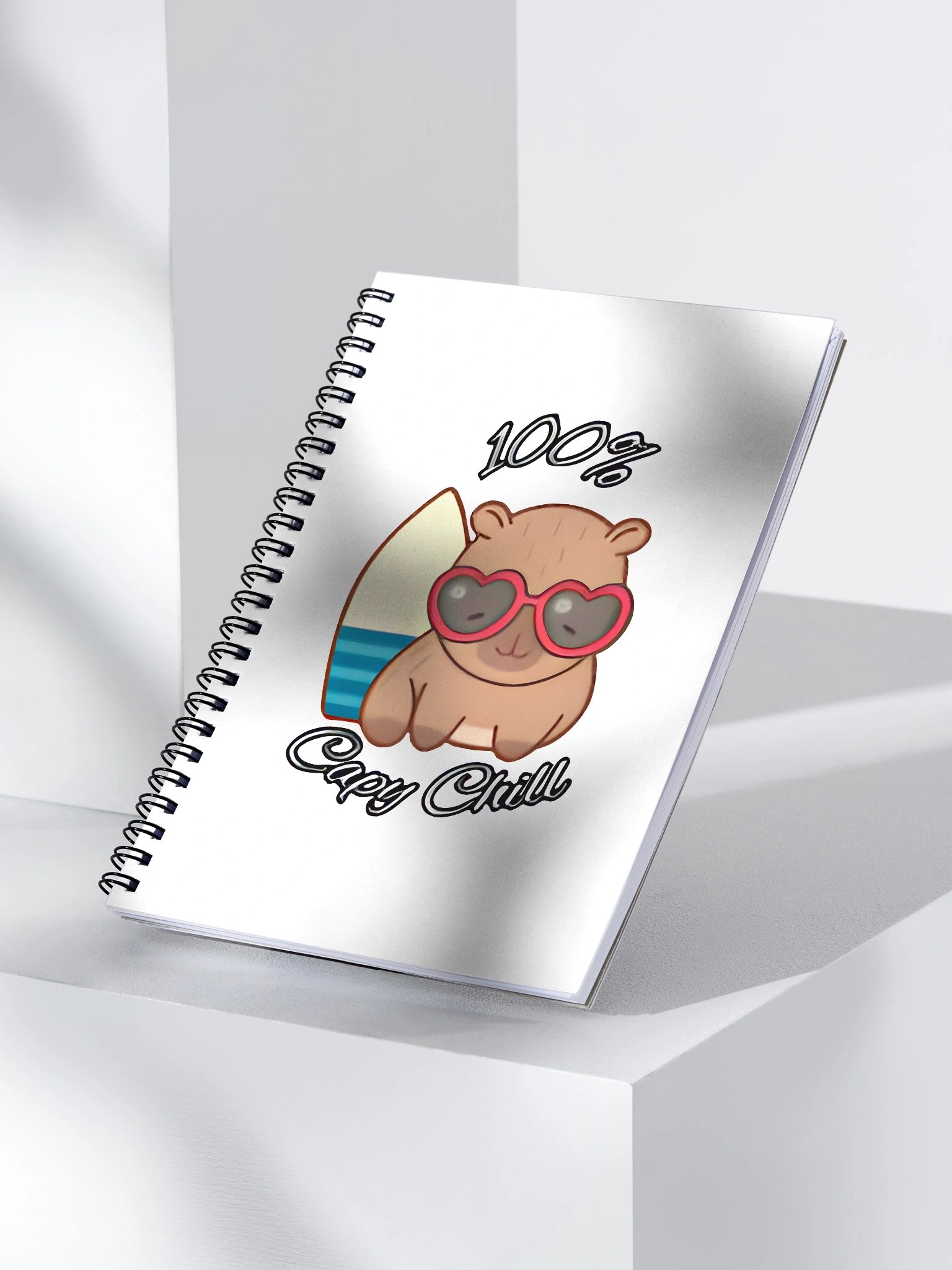 100% Capy Chill Spiral Notebook product image (3)