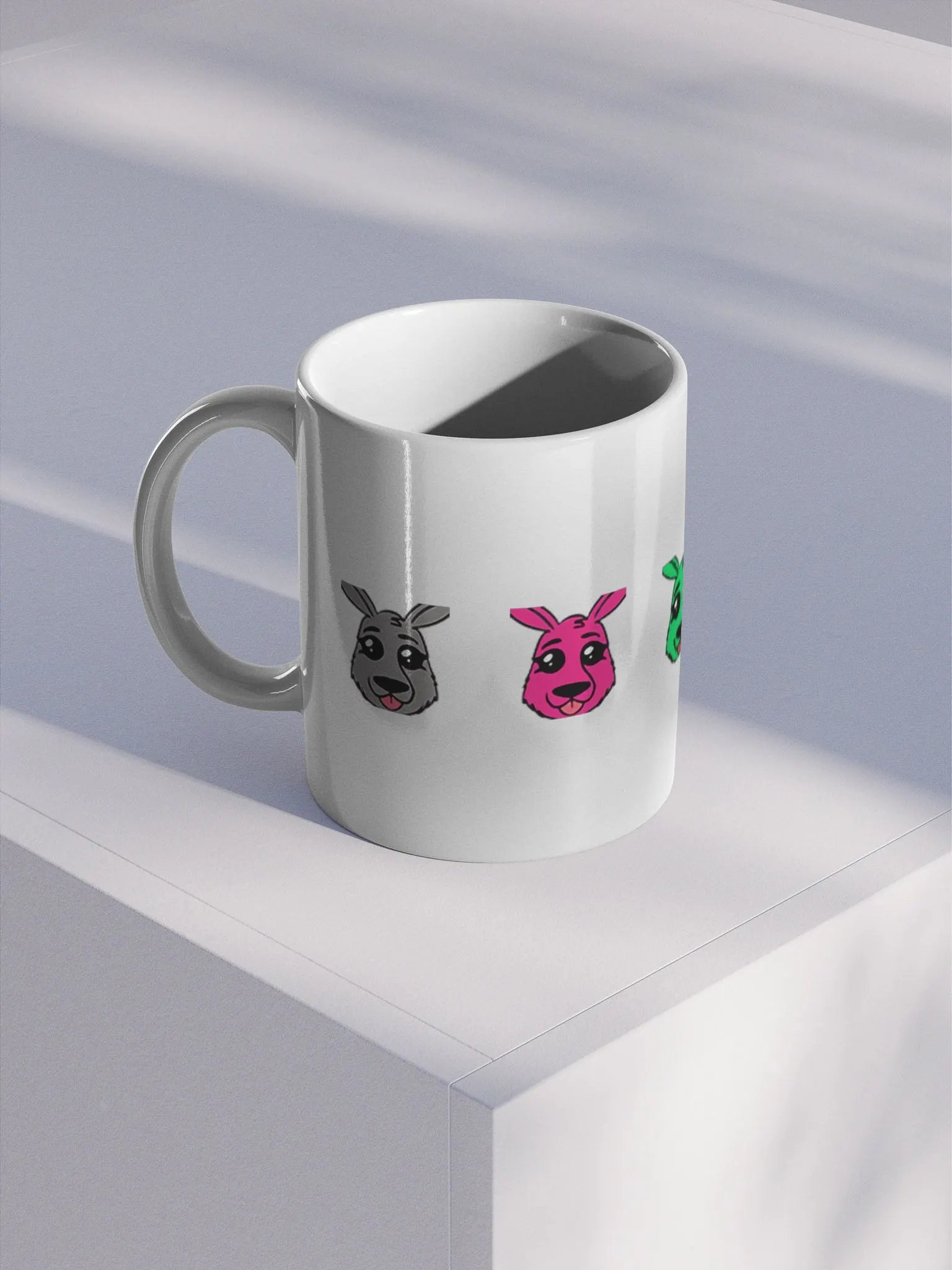 TiaLaughs Rainbow RooKrew Kangaroo Badges Mug product image (6)