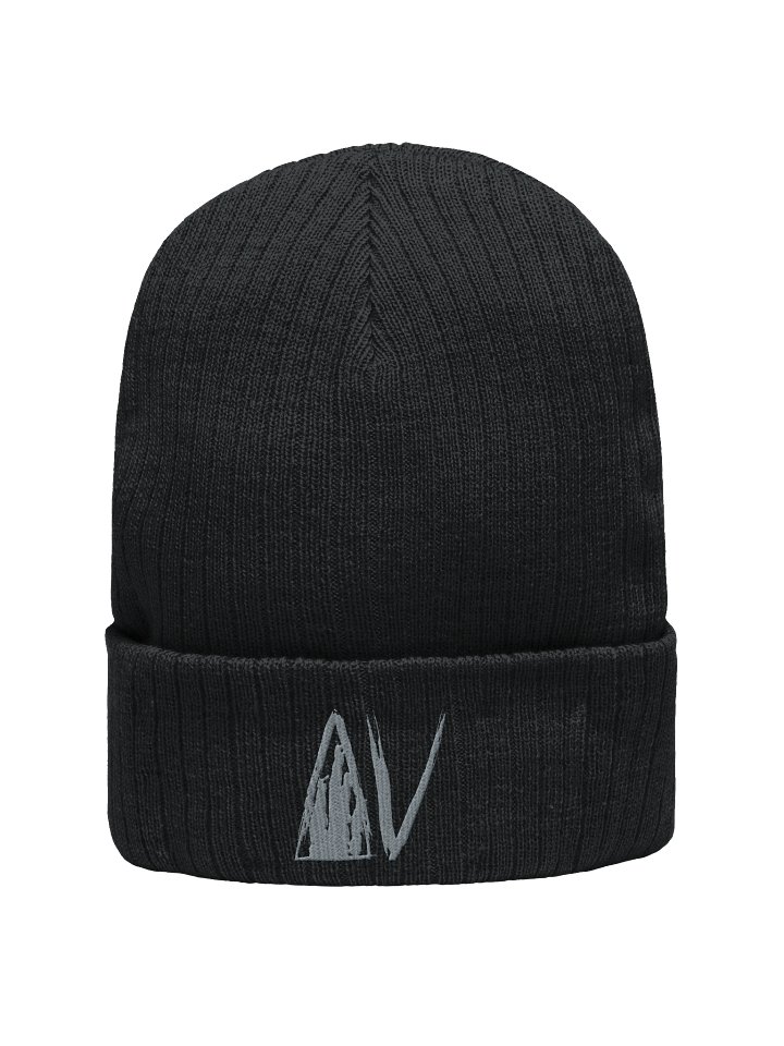 AV Ribbed Knit Beanie product image (1)
