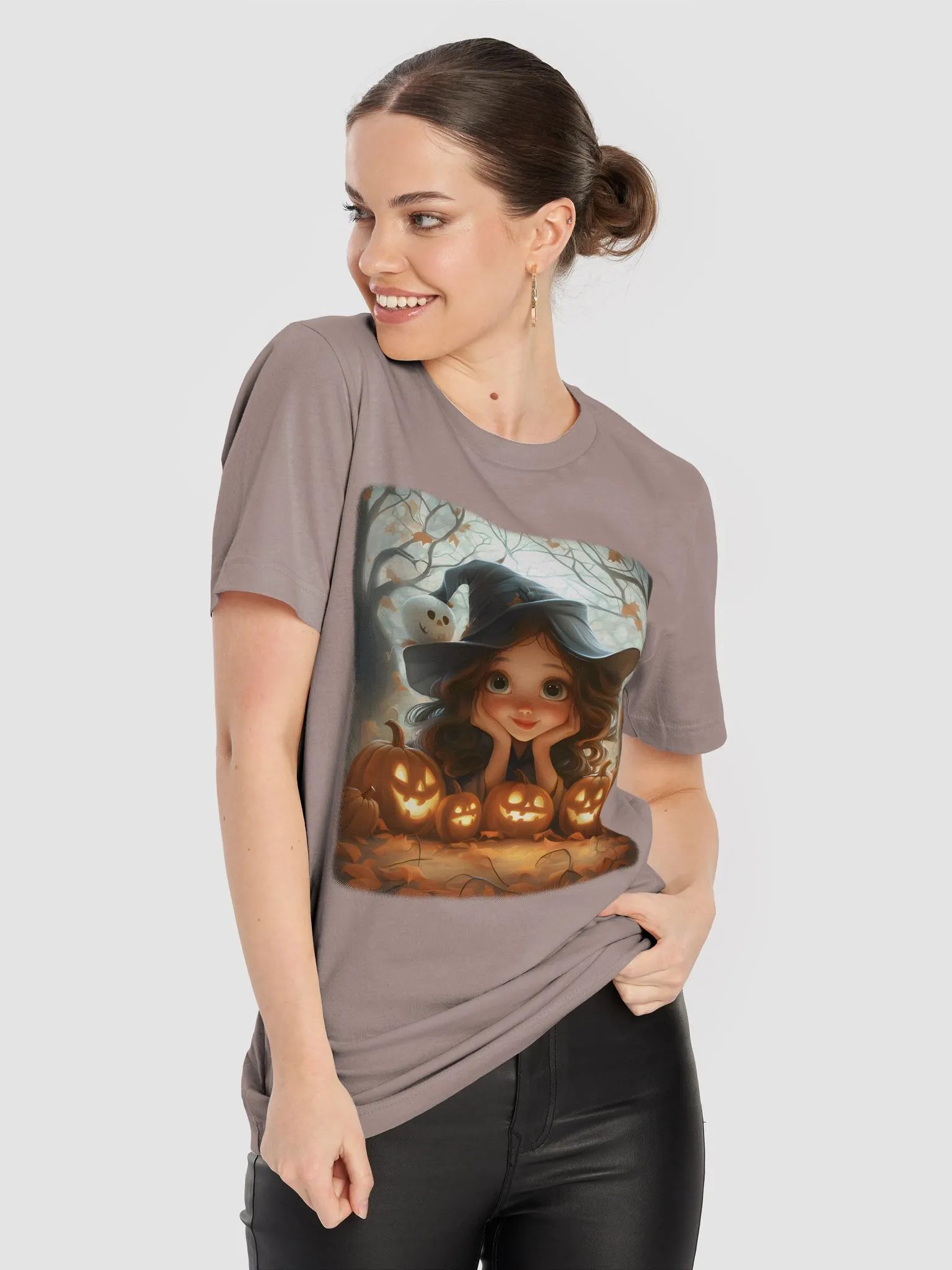 Halloween #4, good witch with pumpkins product image (2)