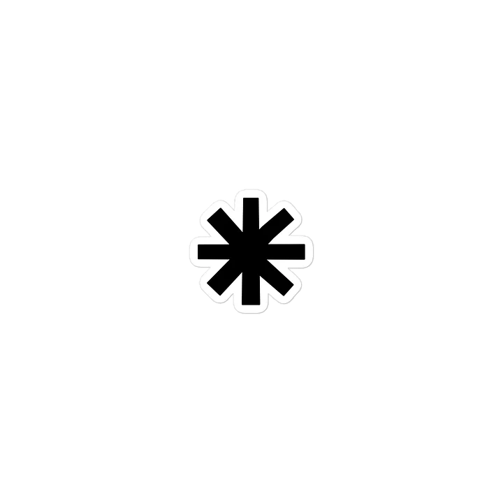 Asterisk*01 Die Cut Sticker product image (2)