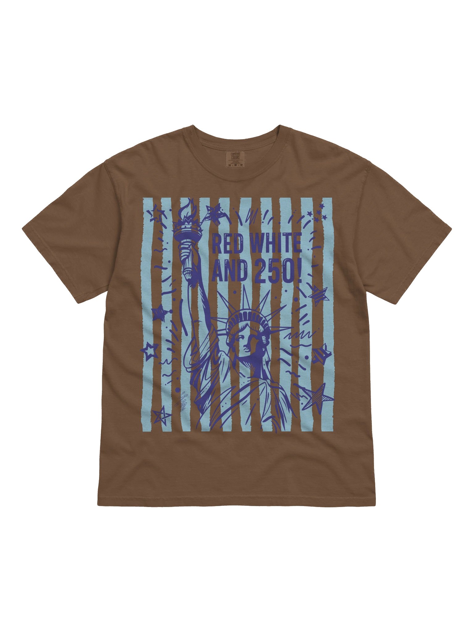 Red, White, And 250, USA Bday T Shirt product image (6)