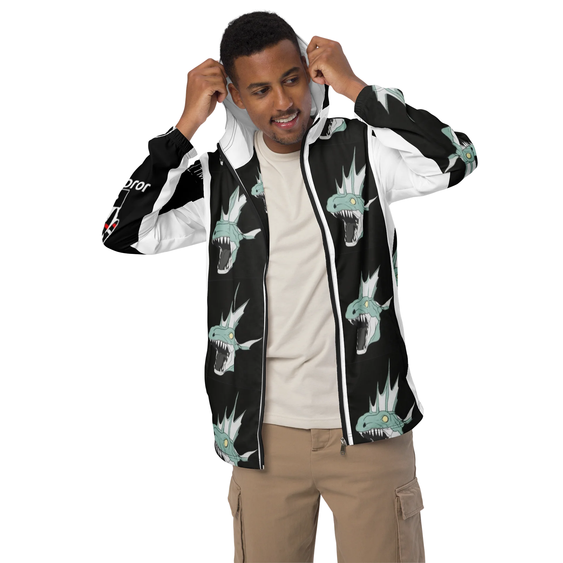 Predator Cards All-Over Print Windbreaker product image (3)