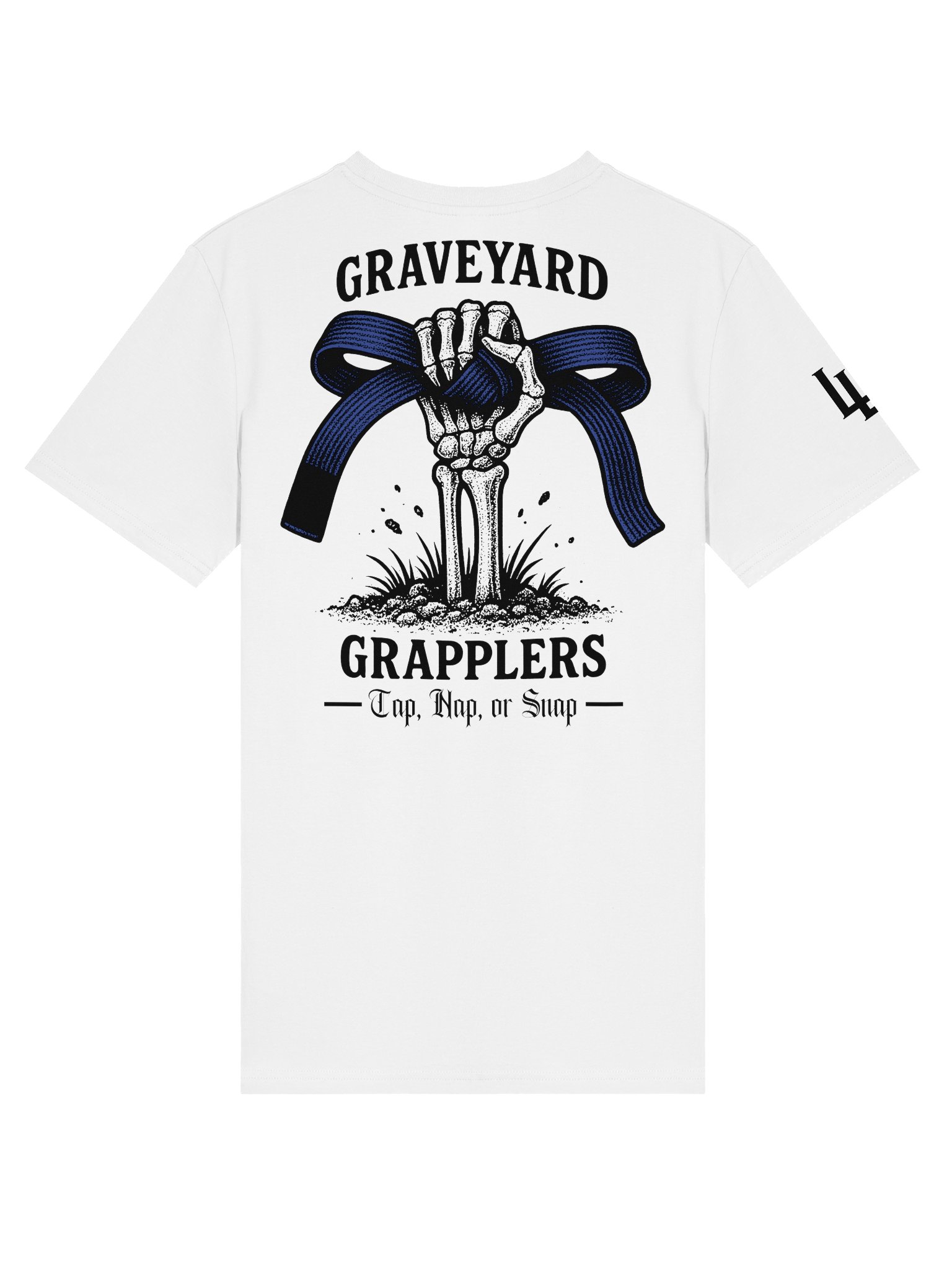 Graveyard Grapplers Ranked Tee | Blue Belt product image (1)