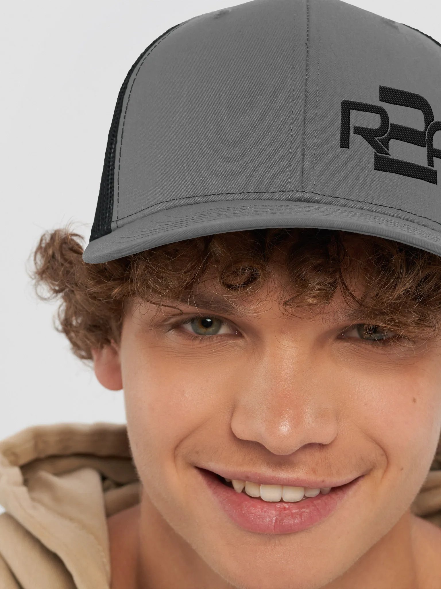 R2A Black Stitching Trucker Hat product image (8)