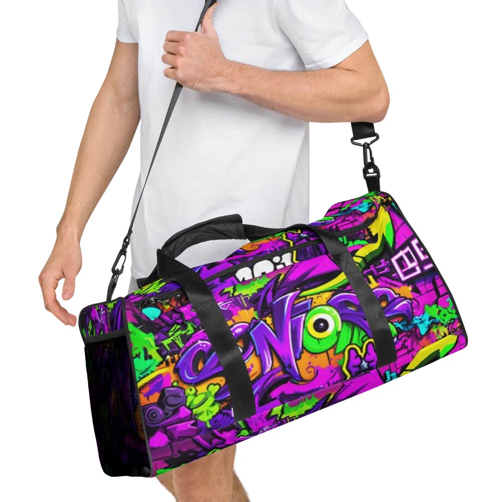 Urban Style: Graffiti Duffel Bag - The Ultimate Gym Companion product image (10)
