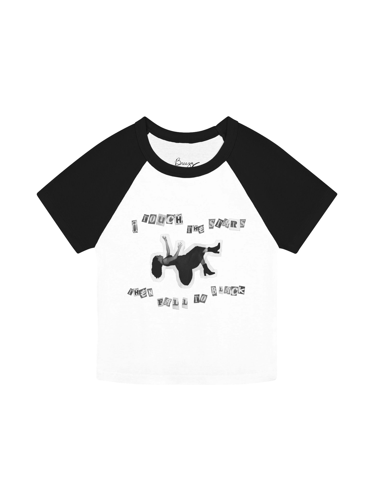 Earthquake Raglan Baby Tee product image (1)