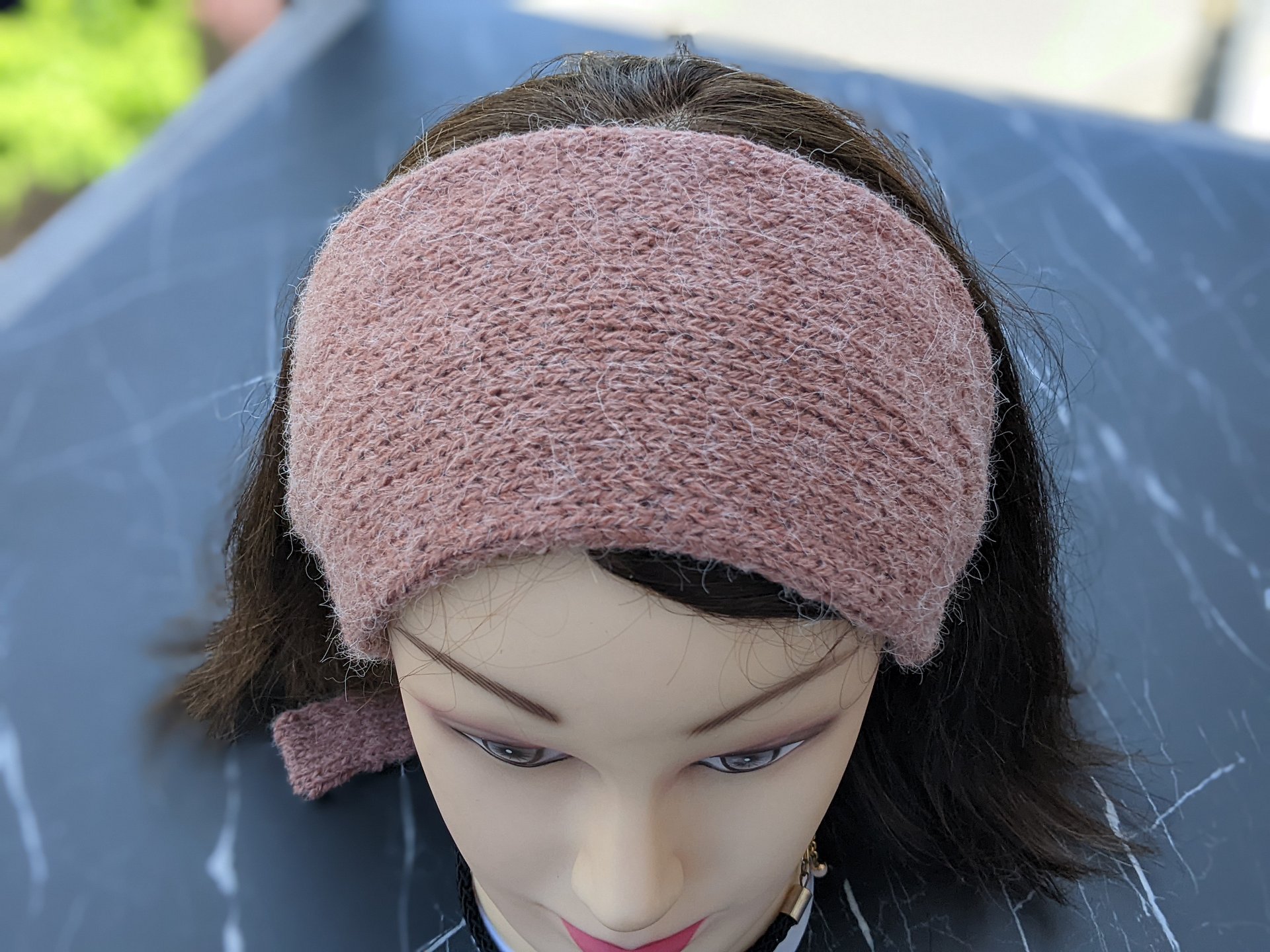 Knit Headband with Ties Pattern product image (8)
