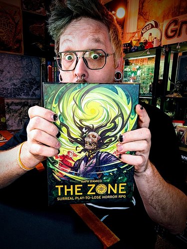 The Zone is a game where Solo OR up to 6 players take characters wracked with phobias & obsessions on a one-way trip into a d...