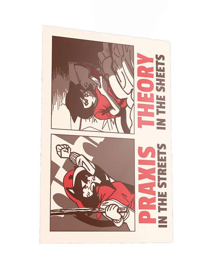 Alunya - “Praxis In The Streets, Theory In The Sheets” Poster product image (6)