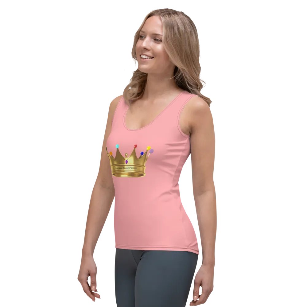 Queendom Beautiful Women Crown Tank Top/Pink (TM) product image (3)
