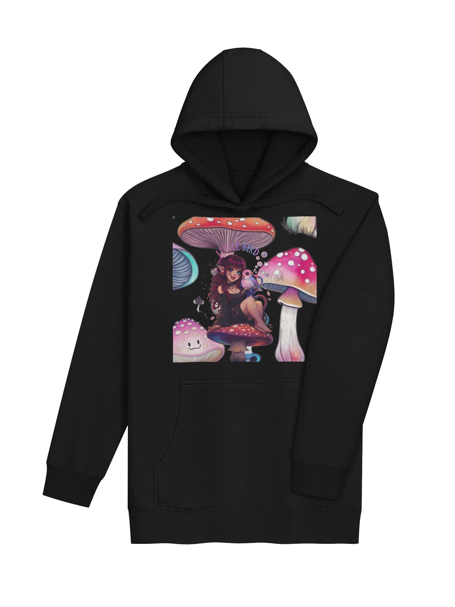 Whimsical Elf and Bird Premium Hoodie product image (20)