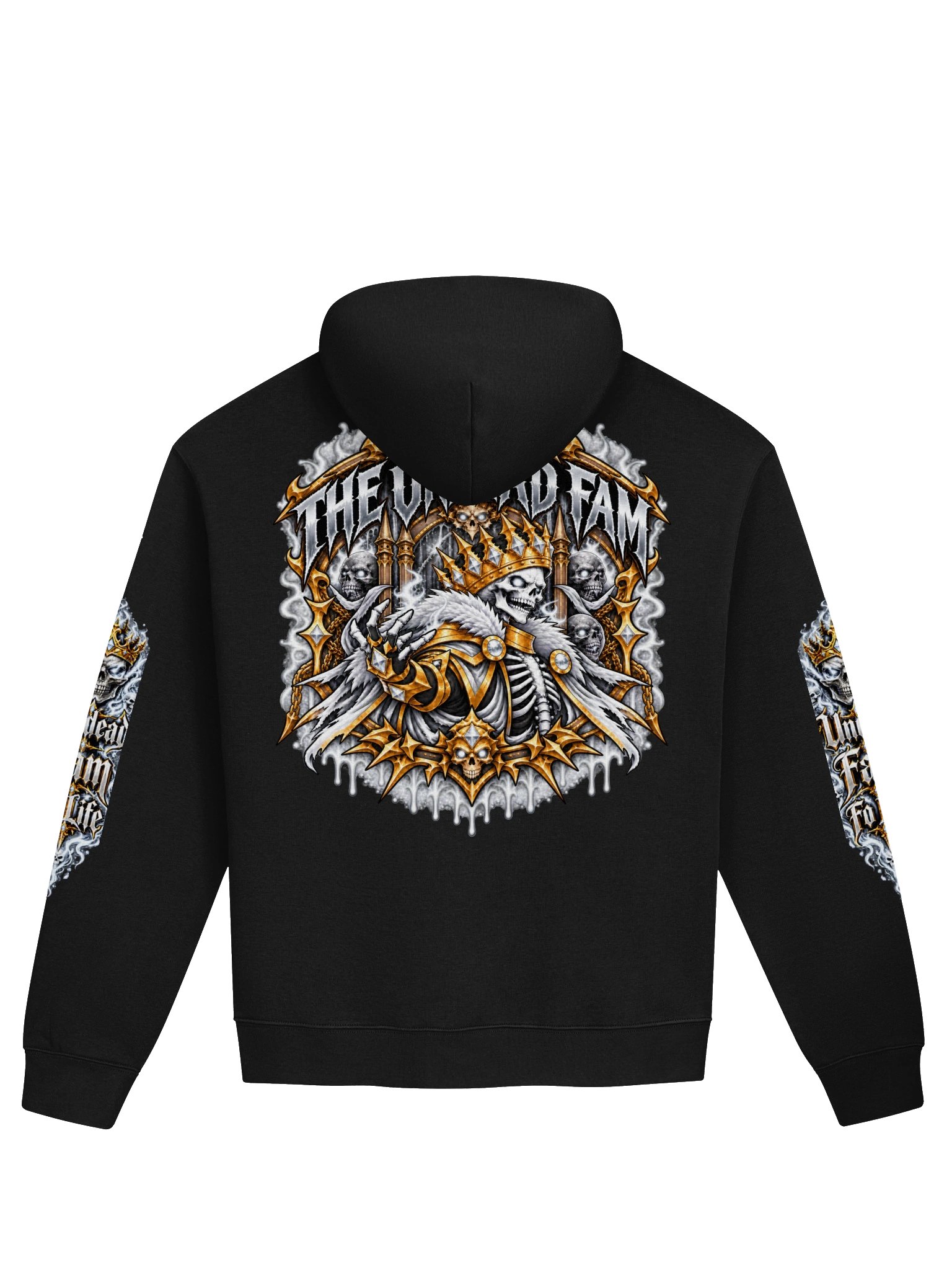 Undead and Unbothered Hoodie (White) product image (2)