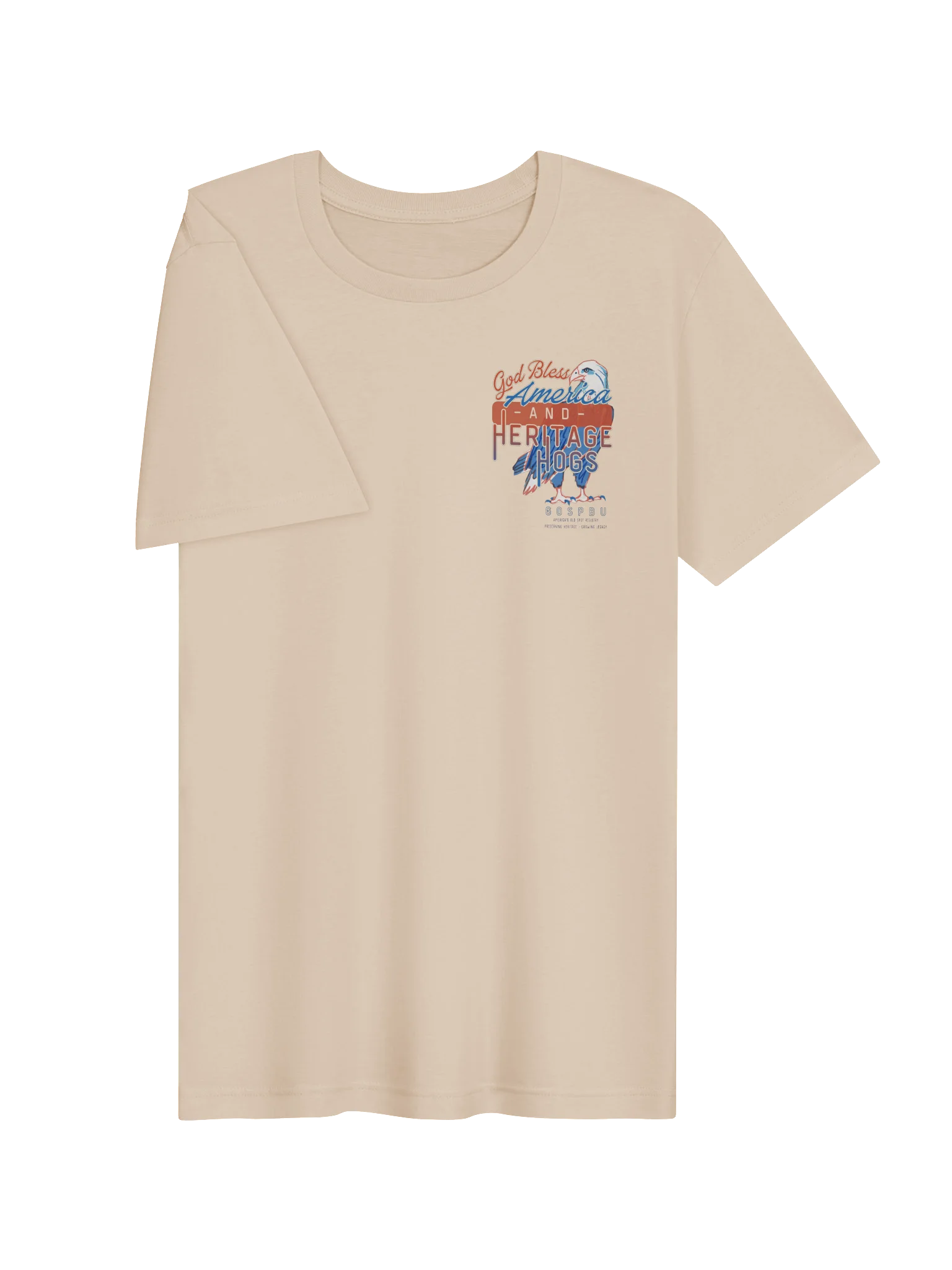 God Bless America Heritage Hogs Tee product image (3)