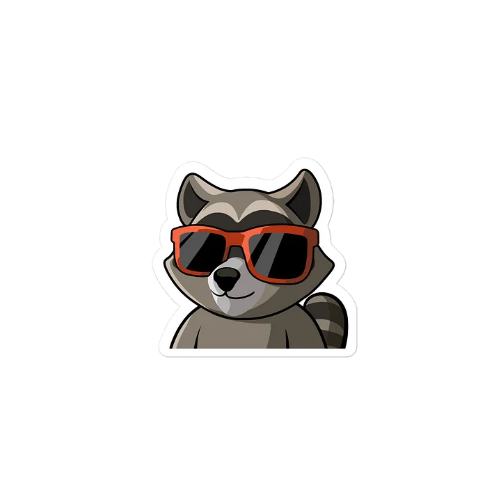 RespawnRaccoon Durable Sticker product image (2)